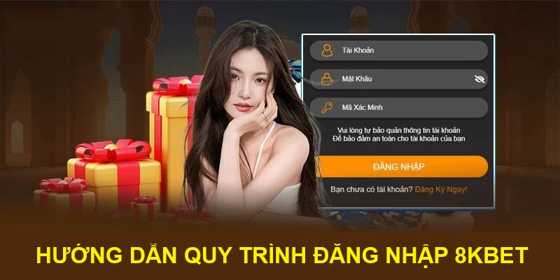 Thực hiện đăng nhập 8KBET đúng trình tự để thành công